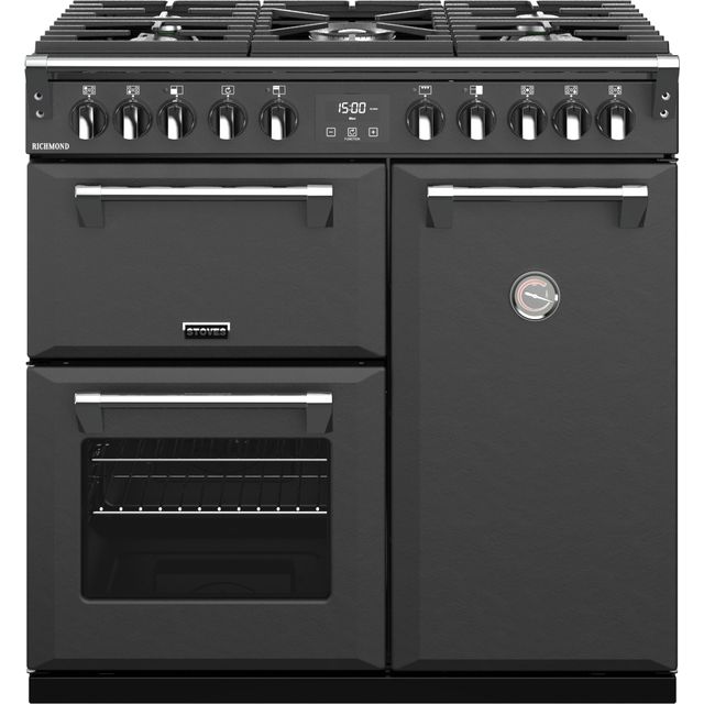 Stoves Richmond S900DF 90cm Dual Fuel Range Cooker - Anthracite - A/A/A Rated